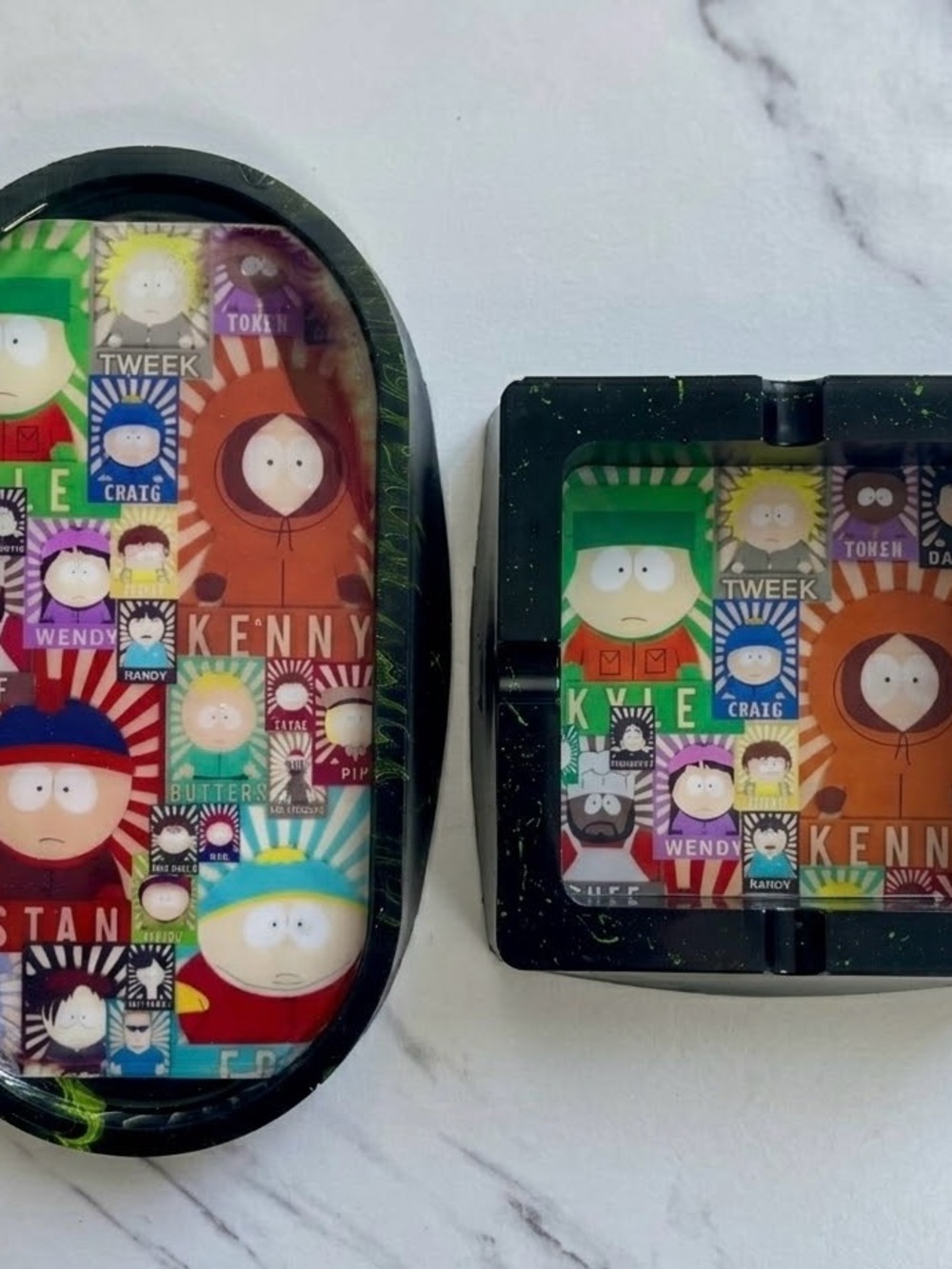 South Park Ashtray & Tray Set – Cartoon Collectible Decor